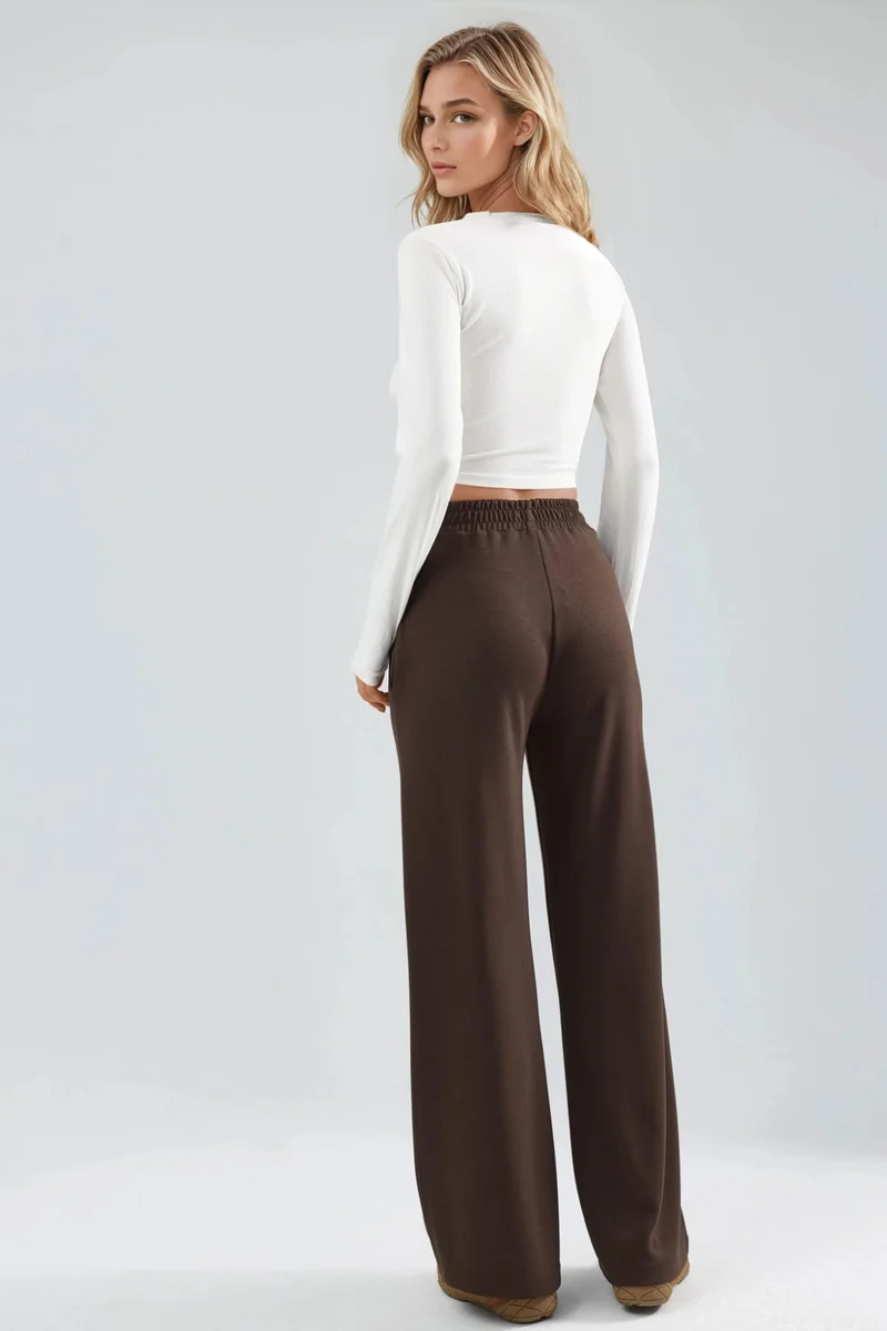 Hiccup Modal Touch Pleated Palazzo Pants Bersan Collection