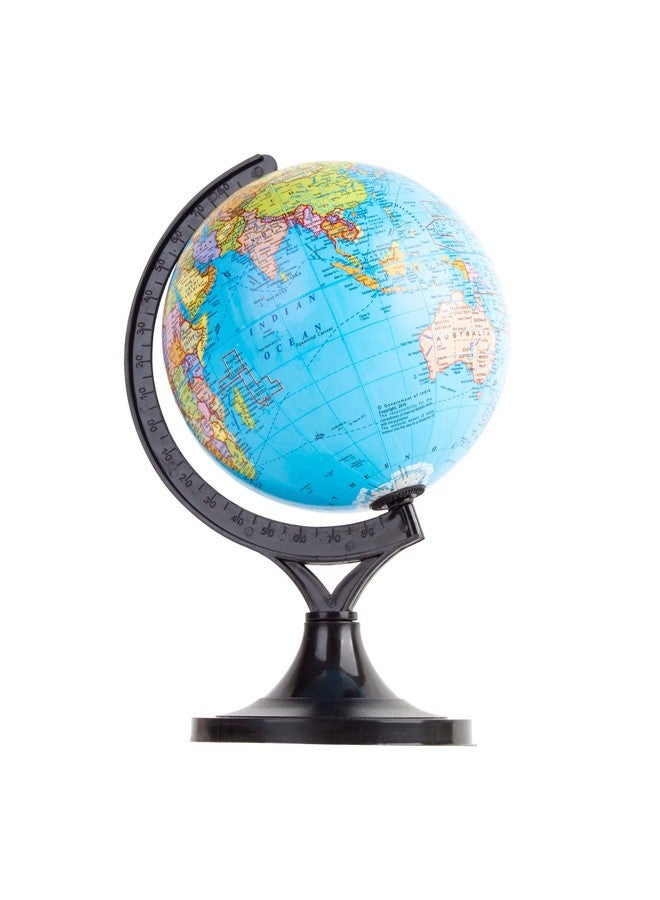 ماجيك واند كرة أرضية دوارة تعليمية سياسية من البلاستيك والكرتون من ماجيك واند، بقاعدة بلاستيكية، 5 بوصات، بقاعدة بلاستيكية - Image 1