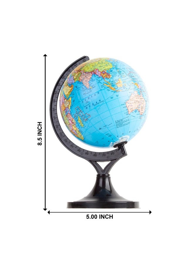 ماجيك واند كرة أرضية دوارة تعليمية سياسية من البلاستيك والكرتون من ماجيك واند، بقاعدة بلاستيكية، 5 بوصات، بقاعدة بلاستيكية - Image 2