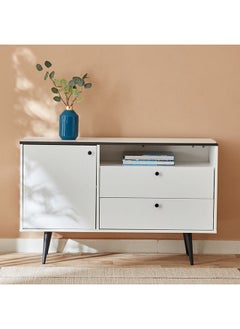Home Box خزانة جانبية ذات درجين مع باب من فنلندا، 39 × 82 × 120 سم  - Image 1