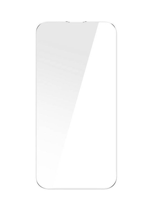 Baseus 0.3mm All-Tempered-Glass Screen Protector For iP 14/iP 13/iP 13 Pro (Pack Of 2 With EasyStick Film Application Tool And 2 Cleaning Kits), Clear - Image 4