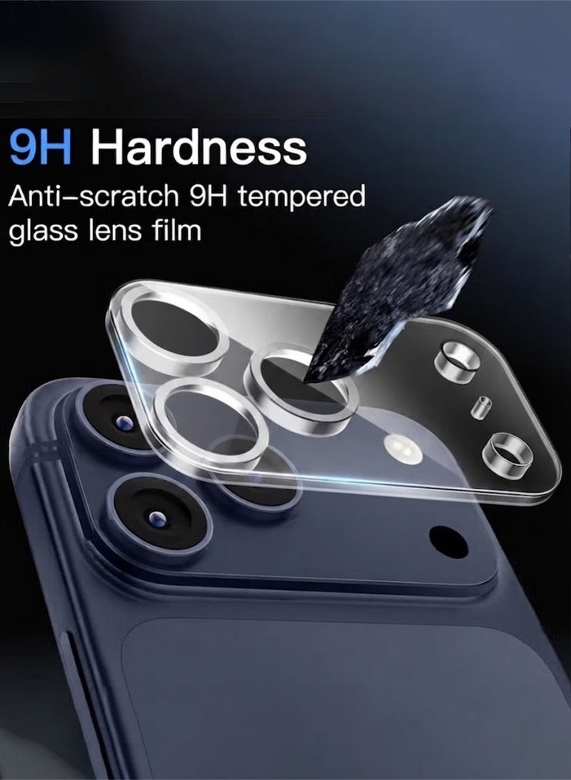 JOYFOCUS iPhone 17 Pro Max Glass Screen Protector Camera Lens Screen Protector, HD Clear Glass - Clear Version - Image 3