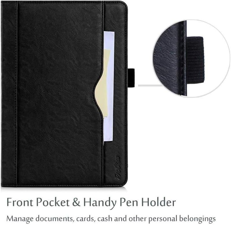 Procases Galaxy Tab S3 9.7 Case, Stand Folio Case Cover For Galaxy Tab S3 Tablet (9.7 Inch, Sm-T820 T825 T827), With Multiple Viewing Angles, Document Card Pocket -Black - Image 2