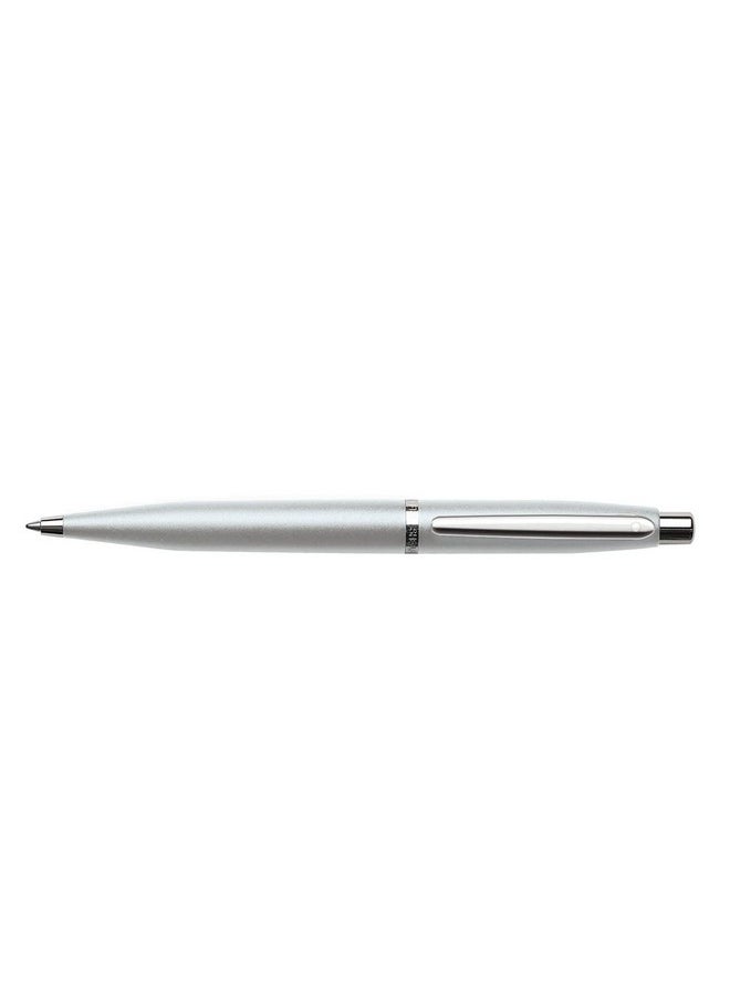 SHEAFFER - Sheaffer VFM 9400 Ballpoint Pen Silver with Chrome-Plated Trim | Premium Silver Ballpen - Image 1