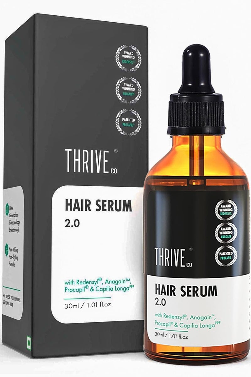 THRIVECO Hair Growth Serum 2.0 For Hair Growth & Hair Fall Control | with Redensyl + Anagain + Rosemary + Procapil + Capilia Longa | For Men & Women | 30ml - Image 1