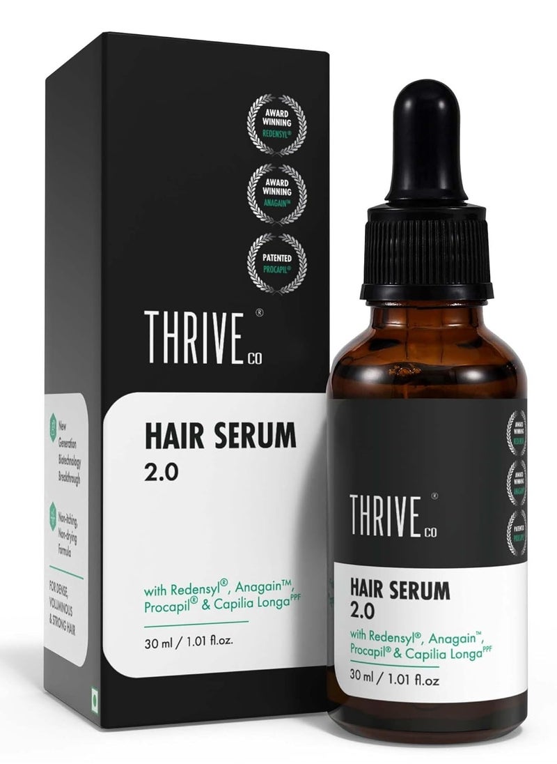 THRIVECO - Hair Growth Serum 2.0 For Hair Growth & Hair Fall Control | with Redensyl + Anagain + Rosemary + Procapil + Capilia Longa | For Men & Women | 30ml - Image 1