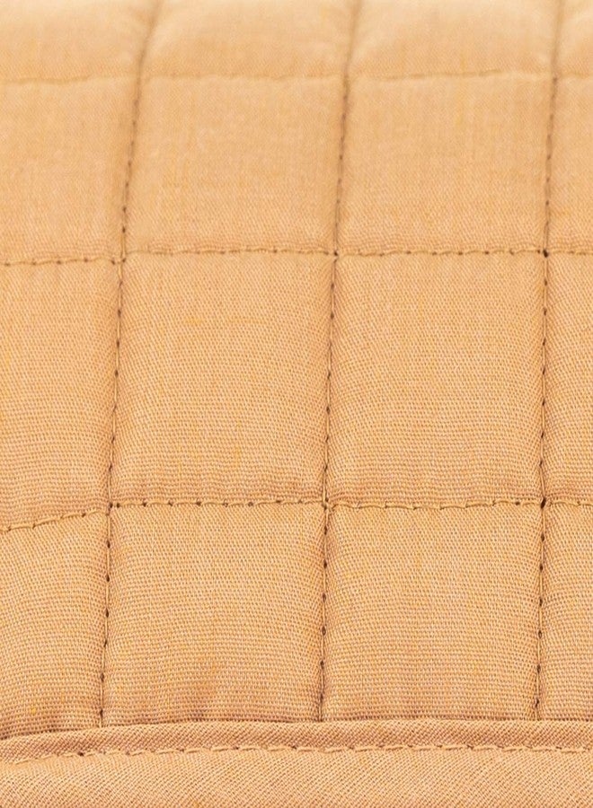 HSP Cotton Pillow Cover for Wooden Bolster Korean Pillow | 100% Cotton, Wood Pillow Cover with Elastic Band for Comfortable Massage and Exercise (Maple Color) - Image 3
