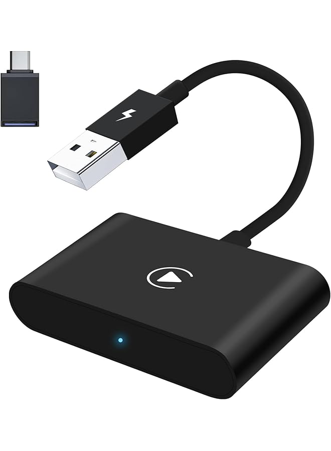 يو إل اتش واي سي محول كار بلاي لاسلكي لأجهزة آيفون، ترقية 2024 لمحول كار بلاي لاسلكي من أبل، تحويل سلكي إلى دونجل كار بلاي لاسلكي، توصيل وتشغيل مناسب للسيارات مع وظيفة كار بلاي من المصنع - Image 1