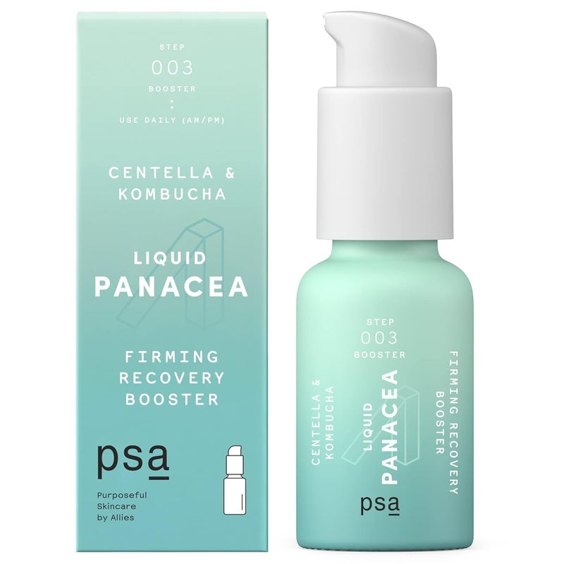 PURPOSEFUL SKINCARE PSA - LIQUID PANACEA Centella & Kombucha Firming Booster | White Tea, Bisabolol, Hyaluronic Acid | Suitable for All Skin Types (15 mL | 0.5 oz) - Image 3