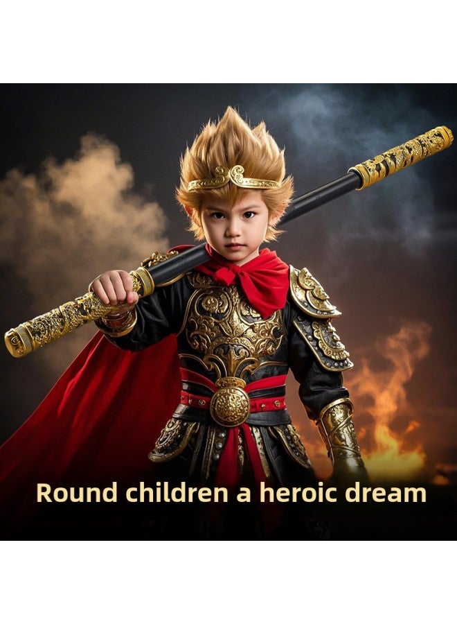 Sun Wukong Ruyi Golden Hoop Children's Toy Blowing Induction Voice Recognition Third-gear Telescopic Shake Voice-Color:Colorful Light Sword [space Silver] Type-c Rechargeable Version E-commerce Box  - Image 4
