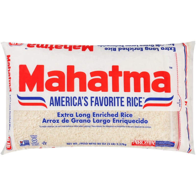 Mahatma ExtraLongGrain Rice 5Pound Rice Bag GlutenFree and NonGMO White Rice Bulk Bag - Image 3