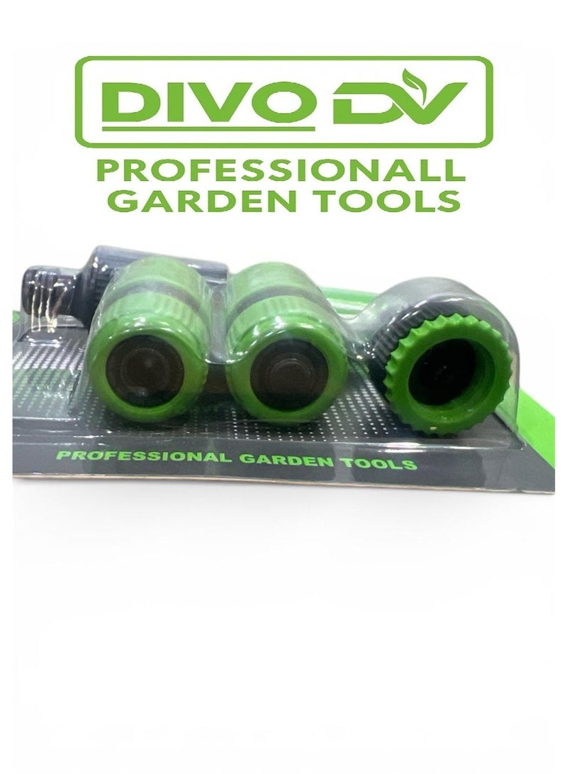 ديفو مجموعة طقم رشاش ماء للحديقة 4 قطع مع وصلات خرطوم سريعة التركيب – ماركة DIVO موديل DVO714-42 - Image 3