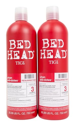 BED HEAD Tigi Bed Head Urban Antidotes Resurrection Conditioner Damage Level 3, 25.36 Oz (Pack Of 2) - Image 1