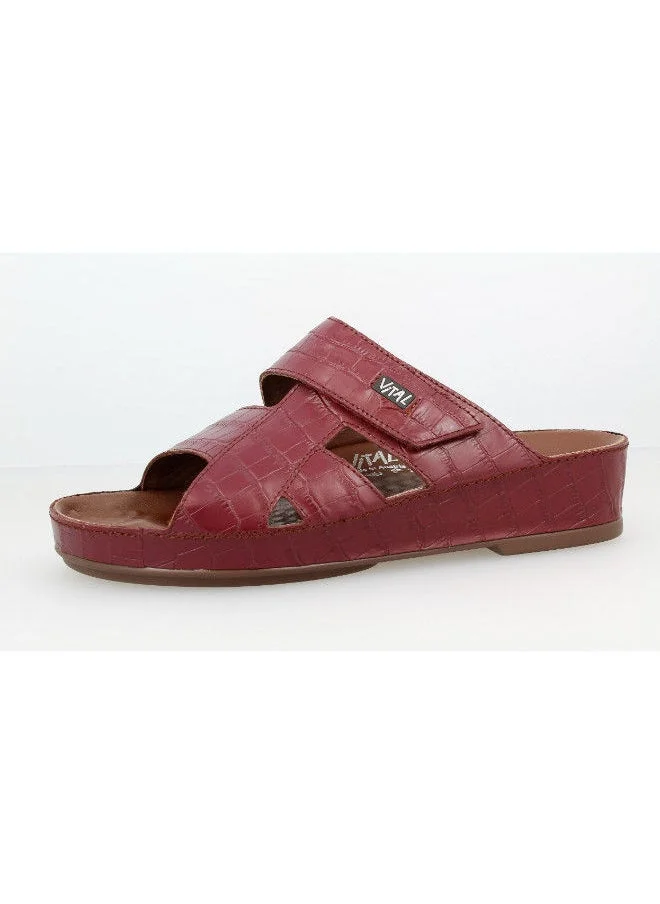 فايتال 148-1016 Vital Mens Sandals Vitallo Cocco Cara 74004B44346 Bordo