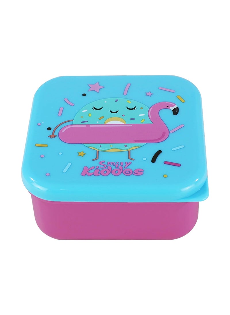 SMILY KIDDOS Smily Kiddos 4 in 1 Container-Dessert Theme Microwave Safe Food Storage Lunch Box Freezer & Dishwasher Safe Removable Compartment Food Containers  - Image 5