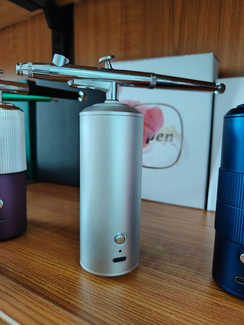 Portable Facial Oxygenation Device for Skin Hydration Silver 