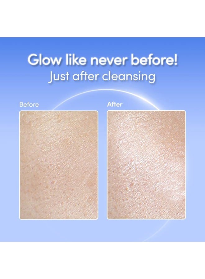 eqqualberry pH Balanced Daily Glow Gel Cleanser 7.1 fl oz. 210ml Moisturizing finish, Gentle Gel Cleaning, Korean Skincare EWG Green - Image 4