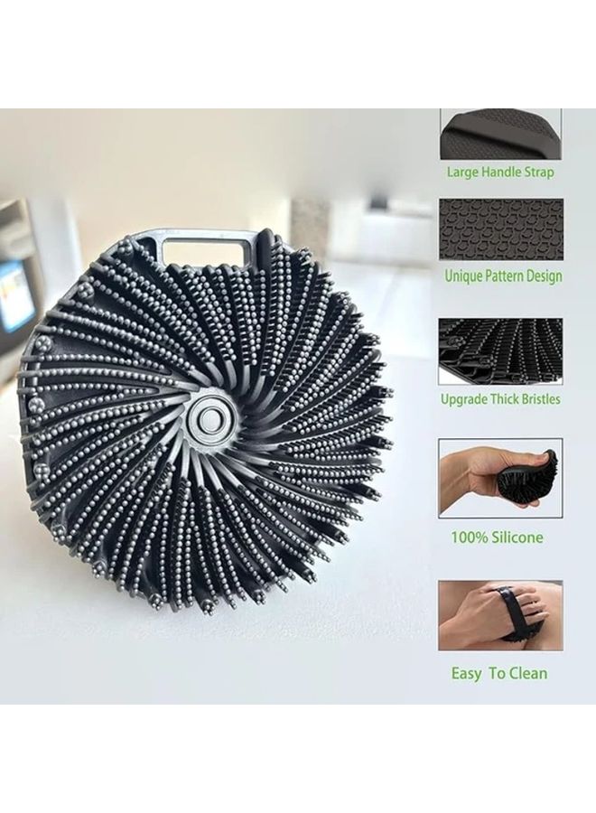 Gentle Exfoliating Shampoo Brush With Long Handle Soft Bristles - Image 5