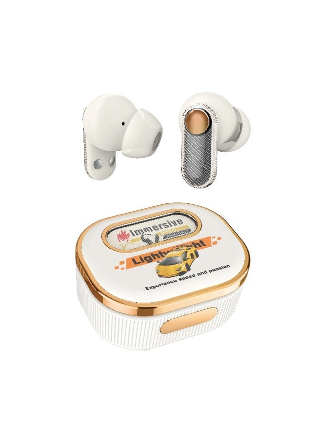 جيك Jeak Vintage Tape Wireless Bluetooth Headphones Stereo Sports Headphones semi-in-ear