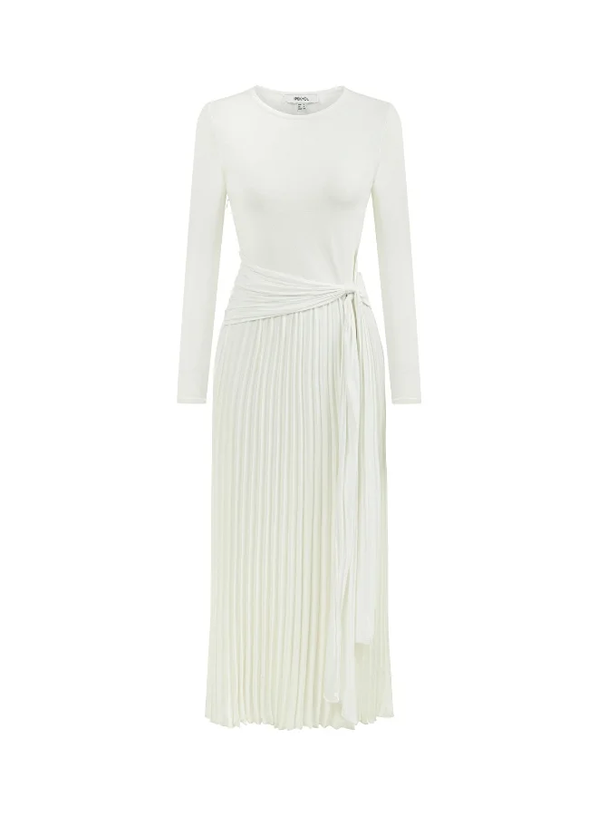 إبيكيول Embroidered Color Block Dress