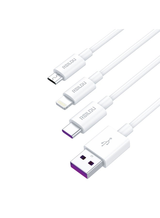 rsilou 3 IN 1 Quick Charge & Data Cable (120cm) - Image 1