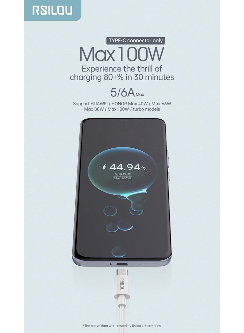 RSILOU R2017 3-in-1 Fast Charging Cable 1.2m | USB-C / Lightning / Micro, 5A High-Speed, Intelligent IC Protection, Compatible with iPhone, Huawei, OPPO - Image 3