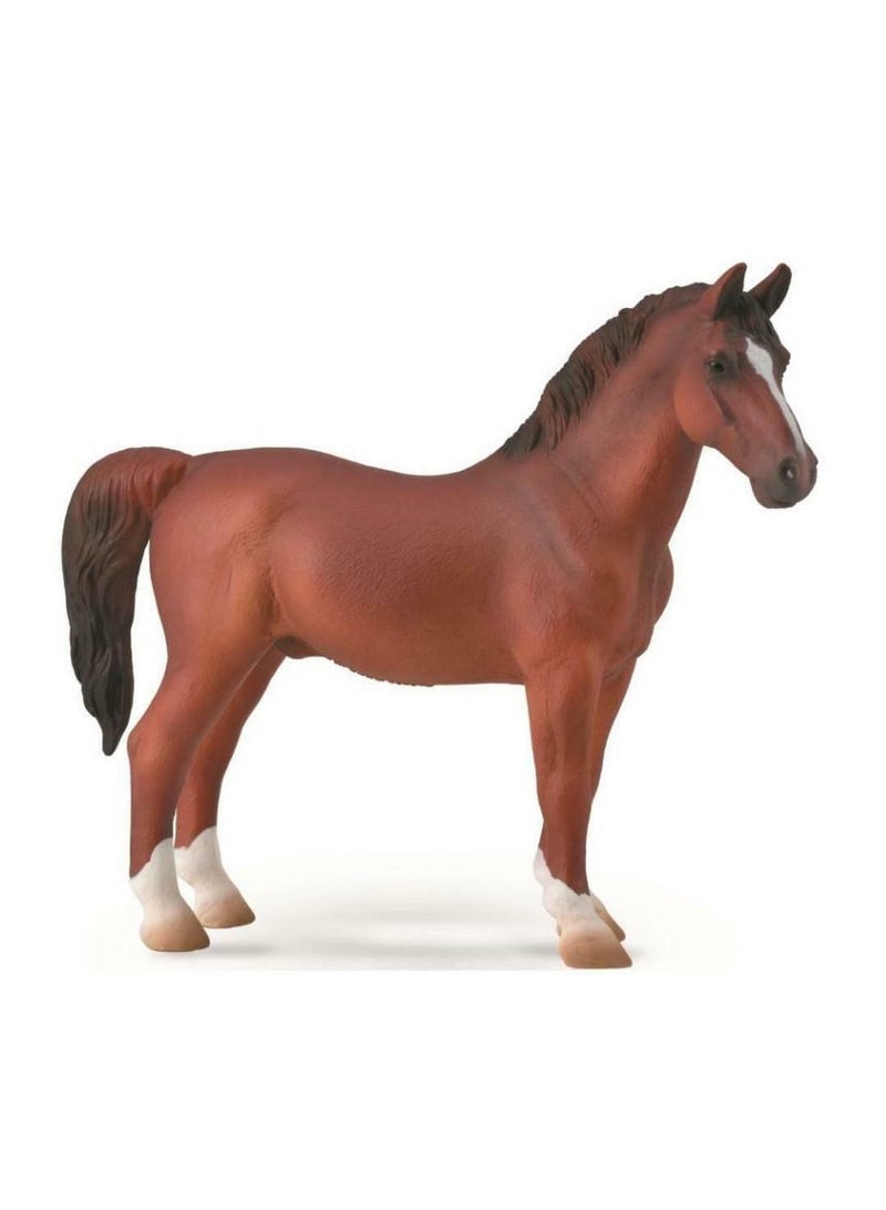 Collecta - Hackney Stallion Chestnut Toy Figurine - 88915