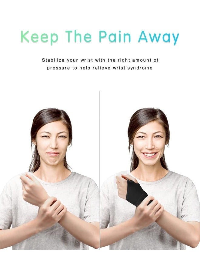 Runyang Hand Wraps for Men & Women – Adjustable and Comfortable Wrist Support Wraps for Boxing, Kickboxing, MMA, Muay Thai & Fitness – Black - Image 3