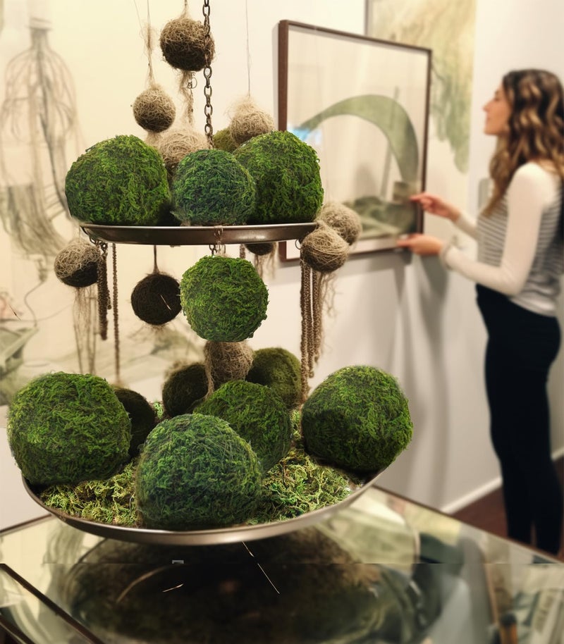 ZYAPA 21 Pack Green Moss Balls 8pcs 3.2" Decorative Balls for Bowls Filler 13pcs 2.3" Fake Moss Balls for Centerpiece Artificial Balls for Vase Filler Live Moss Ball for Home Tabel Decor - Image 4