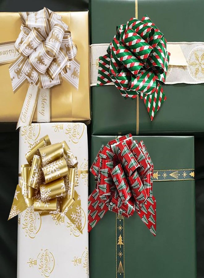 SIMISI RIBBON 24 Pcs Christmas Bows for Gift Wrapping Pull Bows and for Presents, Gift Baskets - Image 4