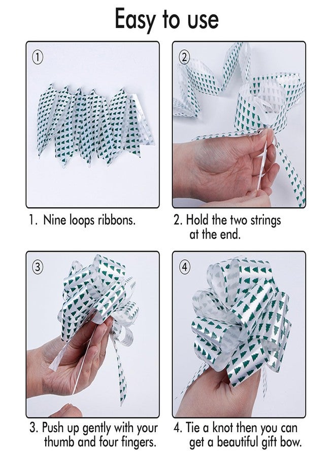 SIMISI RIBBON 24 Pcs Christmas Bows for Gift Wrapping Pull Bows and for Presents, Gift Baskets - Image 3