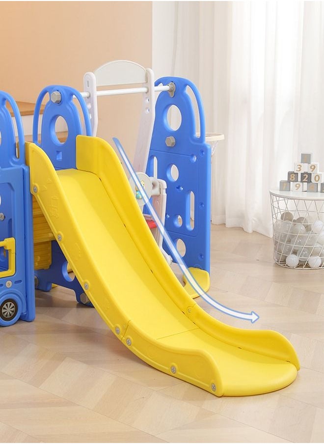 JSAITOYS Bus Slide Indoor Toddler Plastic Sliding Toys Kids Slides For Children Playground And Swing Playset  - Image 2
