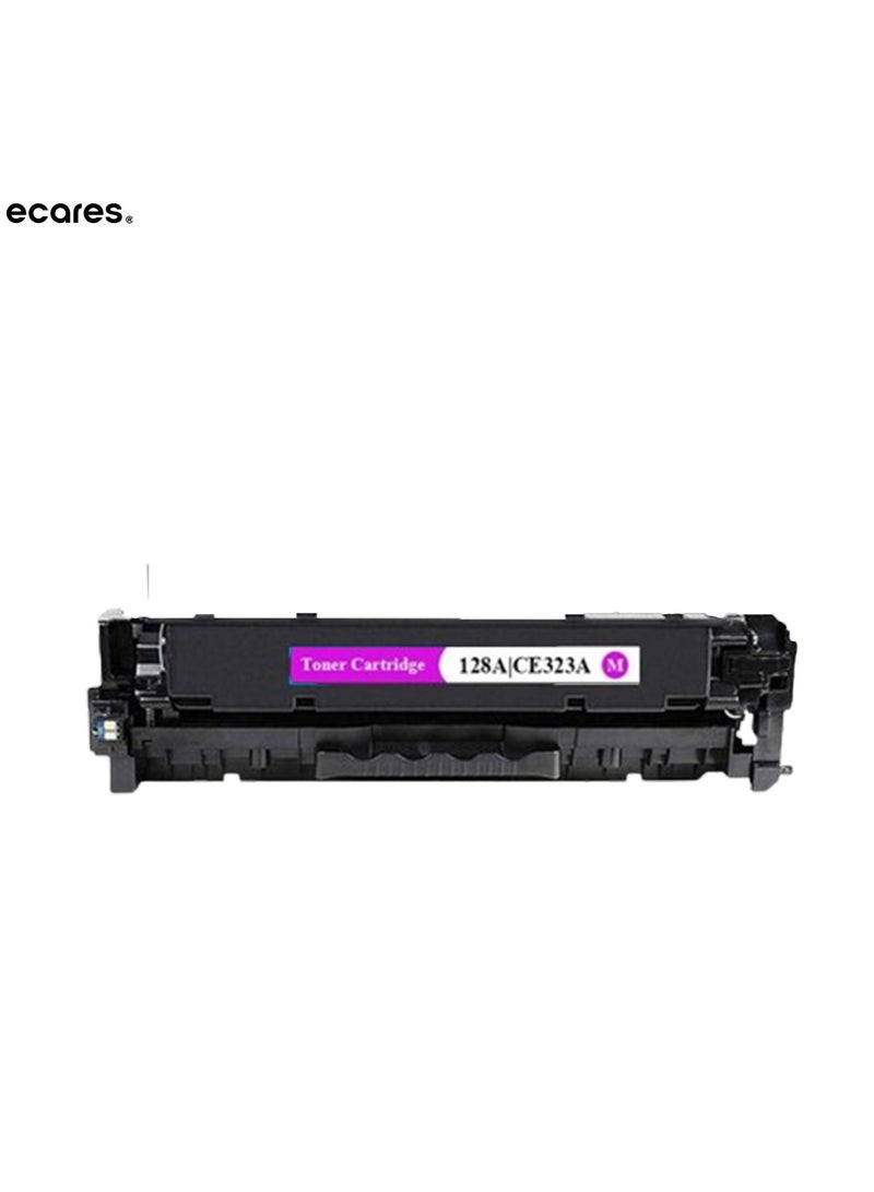 ECARES® 128A Compatible Toner Cartridge  CE323A for HP Color Laserjet CP1525n CP1525nw CM1415fn CM1415fnw Printer (Magenta) - Image 1