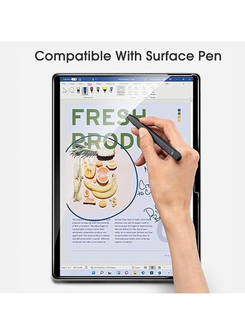 2 Pack Screen Protectors for Microsoft Surface Pro 11 2024 13 inch, 9H Glass Screen Film Scratch Resistant Bubble Free Easy to Install Screen Protectors for Surface Pro 11 2024 - Image 3