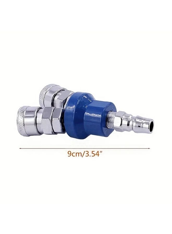 3 Way Quick Connector Air Compressor Hose Coupler Pneumatic Fitting Tool - Image 3