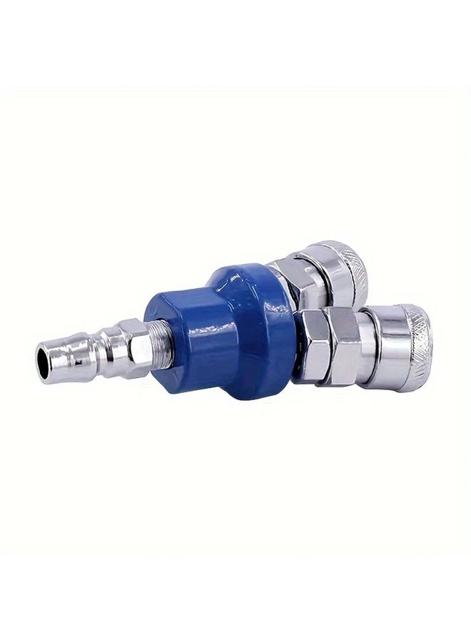 3 Way Quick Connector Air Compressor Hose Coupler Pneumatic Fitting Tool - Image 4