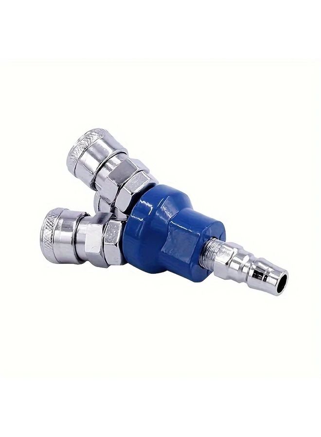 3 Way Quick Connector Air Compressor Hose Coupler Pneumatic Fitting Tool - Image 5