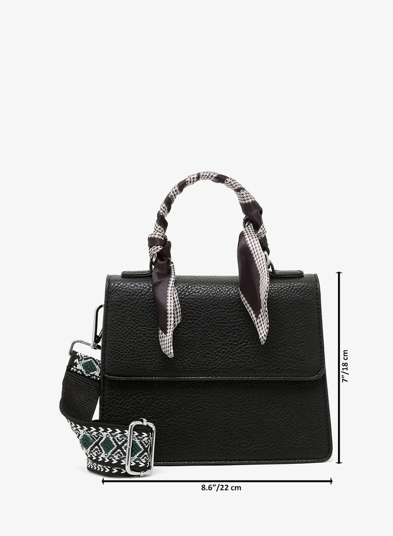 ELLA top handle strcutured satchel with strap