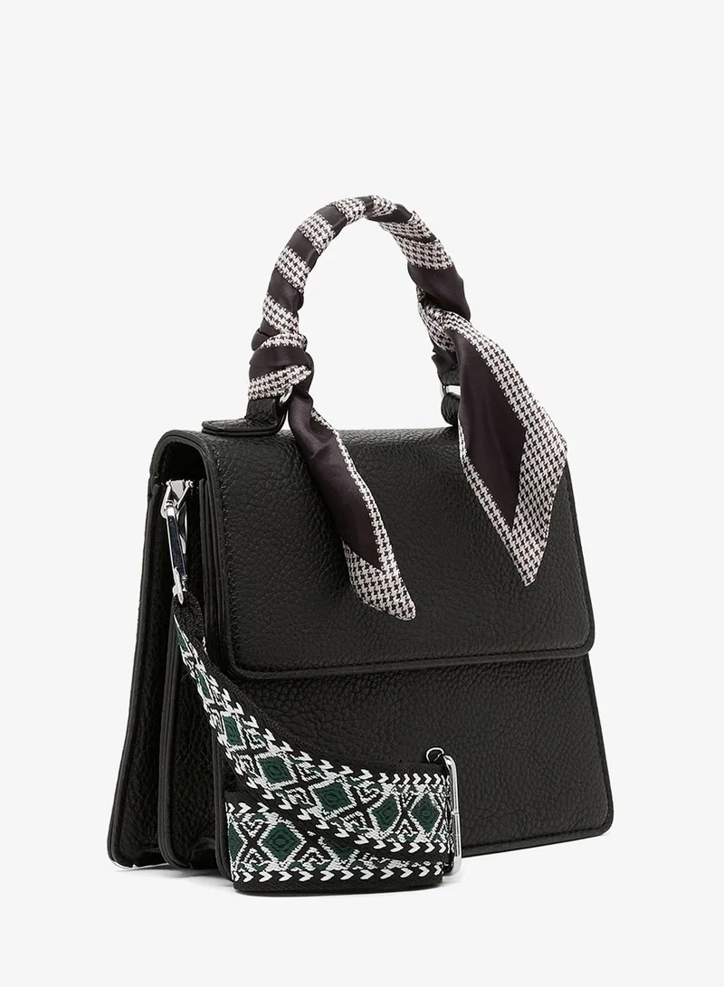 ELLA top handle strcutured satchel with strap