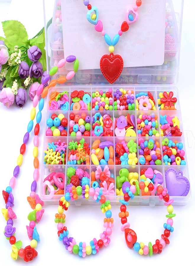 BHAVYAM Bracelet Making kit for Girls with Letters Pearls Beads Aesthetic Bracelet Maker kit Set DIY Bracelet Making kit for Kids Women Adults(Multi) - Image 1