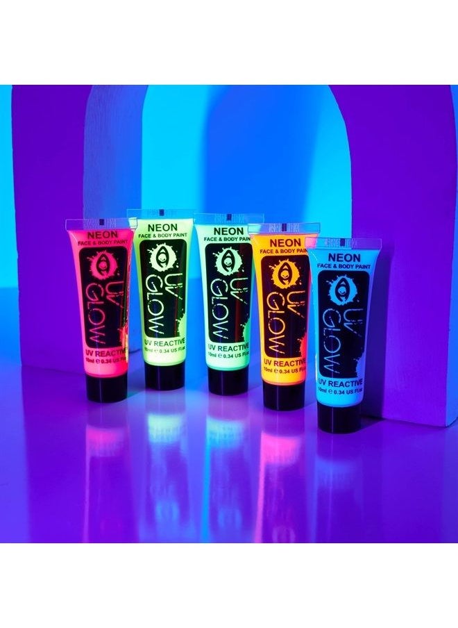 Blacklight Face and Body Paint 0.34oz - Neon Fluorescent (0.34 Fl Oz (Pack of 5)) - pzsku/Z84457536041DE353DCCEZ/45/_/1681100133/92d630cc-1e1d-4b74-b830-ca9650ad84de