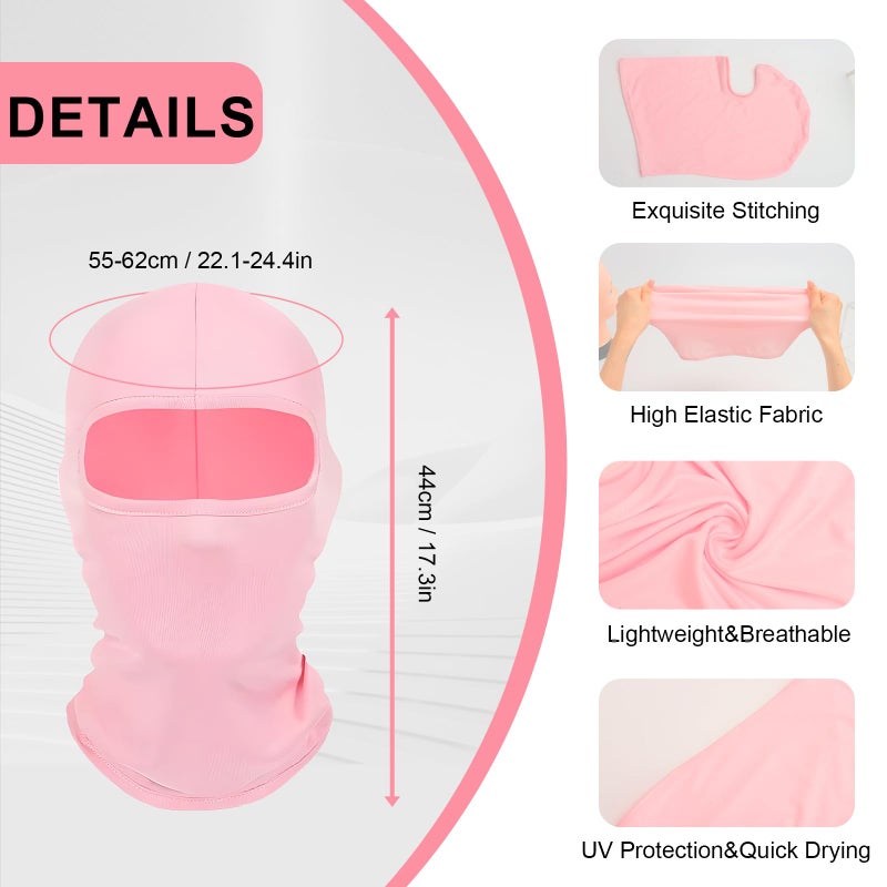 xipixiao 2Pack Full Face Cover Ski Mask Balaclava Shiesty Unisex Summer Cooling Hood Cap Neck Gaiter Windproof UV Protector Lightweight for Outdoor Sports Motorcycle Snowboard Travelling - Image 2