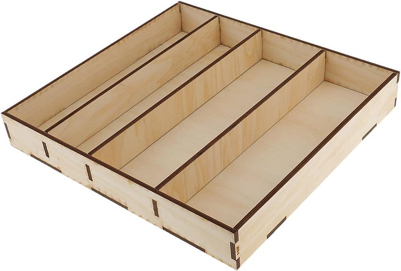 klarako 2 Packs Wooden Acrylic Color Paints Bottle Paint Shelf Storage Rack Holder Desk Organizer 310 x 290 x 45mm - Image 4