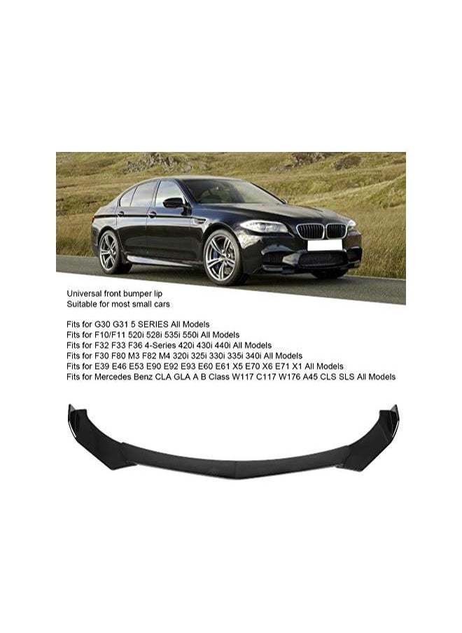 Universal Front Bumper Lip Kit, Car Front Bumper Spoiler Splitter Body Kit Side Skirt Front Bumper Protector Guard Scratch-Resistant fits for Toyot Glossy Black - pzsku/Z8445992622C4F1E93C54Z/45/_/1733077069/1817d1e0-664c-4fa8-b0ba-b87e4860878e