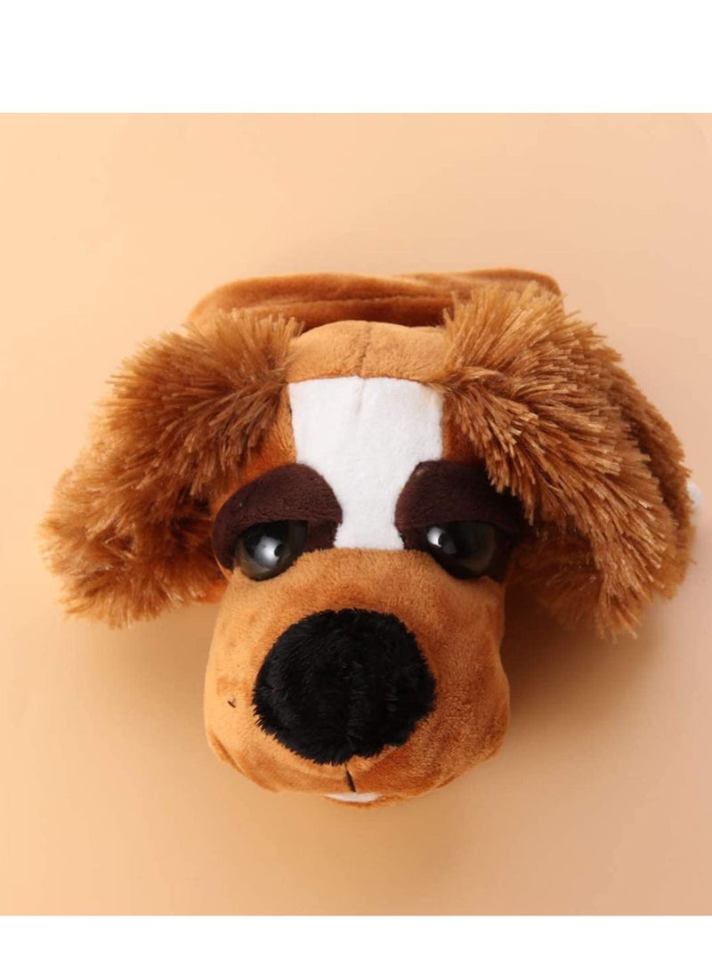 SYOSI Puppy Hand Puppet Plush Dog Toy Animals Figure Finger Doll Parent- child Interactive Gift for Storytelling Teaching Preschool Role- Play - for Imaginative  - Image 5