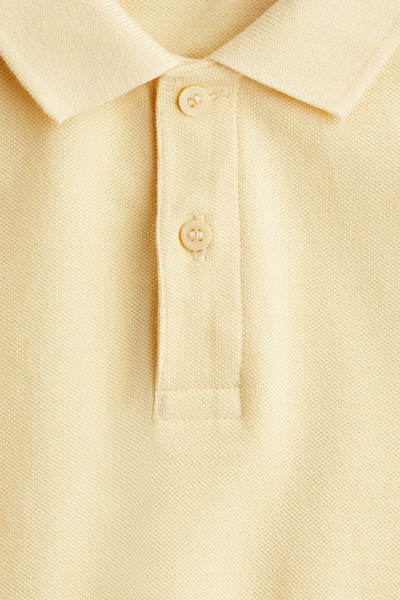 H&M Cotton piqué polo shirt