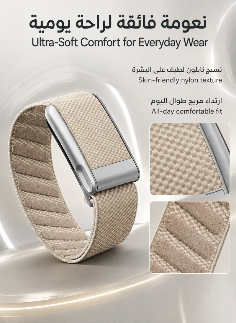 Bukela Ultra-soft Nylon Sport Replacement Whoop Band Compatible with WHOOP 5.0 Life Wearable Health, Fitness & Activity Tracker | Breathable, Durable & Secure Fit Strap and Adjustable Wristband Whoop Strap with U Shaped Connector Easy to Use and Perfect for Every Occasion | NOT for Gen 4 - Image 2