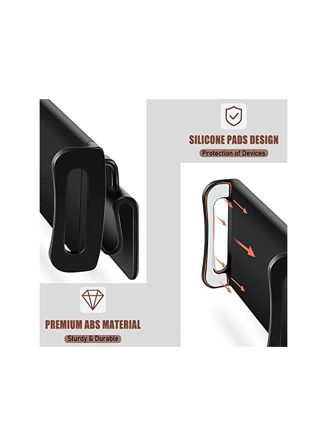 SYOSI Phone Tablet Car Mount Holder Compatible with 2016-2022 Tesla Model 3 Model Y Headrest Mount Back Seat Cellphone Tablet Stand Cradle Tesla Model 3/Y Accessories Upgrade - Image 2