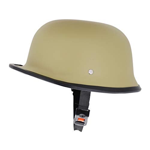 Sage Square German Retro Style Multi-Purpose Helmet World War Inspired for Unisex Adult (Small - S, Desesrt Strom Matte) (Non-Motorized) - Image 1
