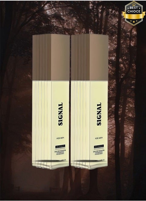2 Pieces Signal Perfume 100ml EDT